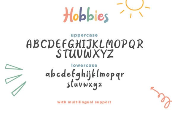 Hobbies Font - Preview 1