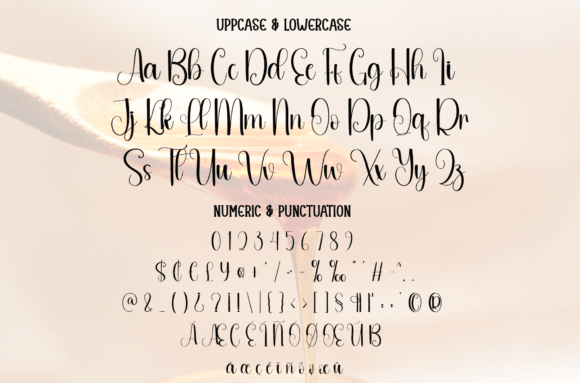 Honey Easter Font font preview - 6