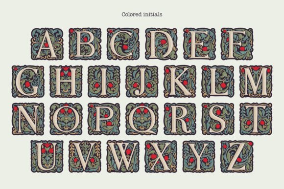 Illuminated Initials Font - Preview 3