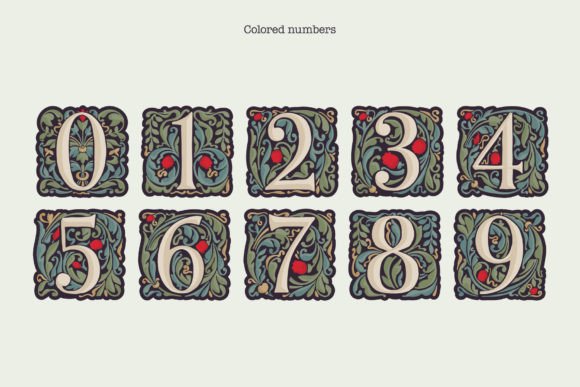 Illuminated Initials Font - Preview 5