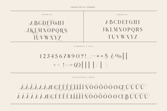 Inspiron Font PNG with transparent background - Preview 3