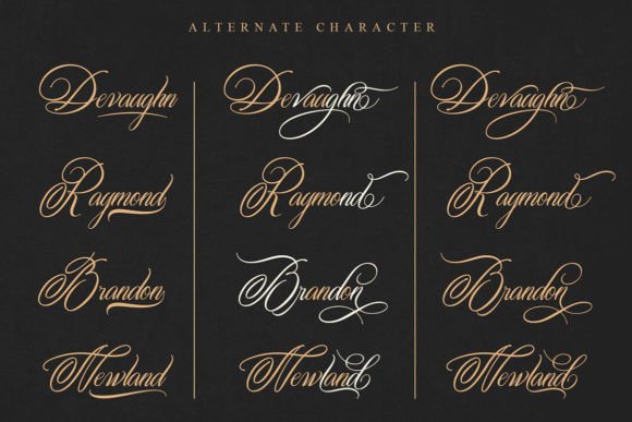 Marmoreal Font PNG with transparent background - Preview 5
