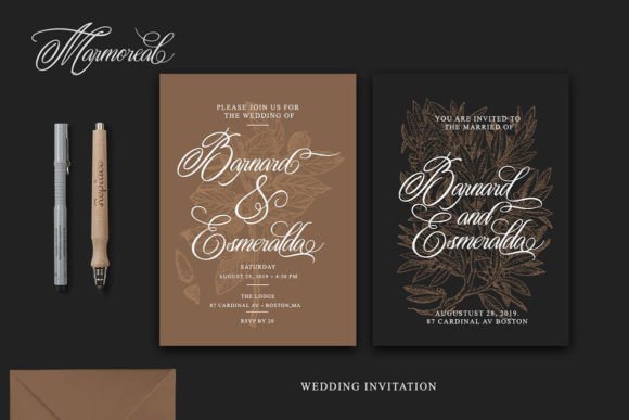 Marmoreal Font PNG with transparent background - Preview 6