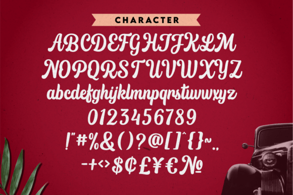 Mighty Blues Font PNG with transparent background - Preview 1