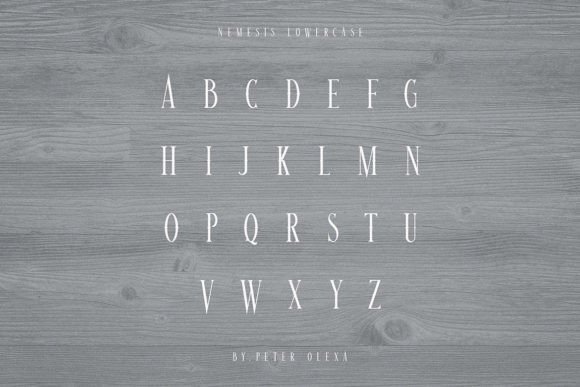 Nemesis Font PNG with transparent background - Preview 3