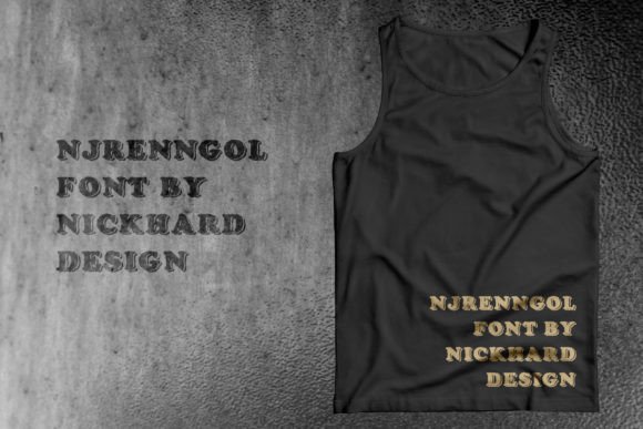 Njrenggol Font PNG with transparent background - Preview 3