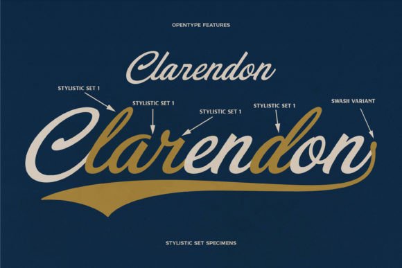 Preizton Font font preview - 6