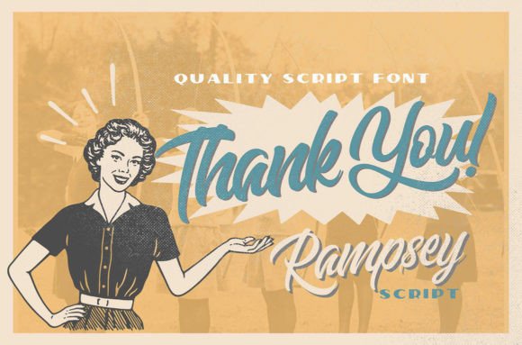 Rampsey Font PNG with transparent background - Preview 6
