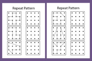 Pattern To Repeat Cards Worksheet.pdf Repeat Pattern Worksheet Graphic by littlebeeshop · Creative Fabrica