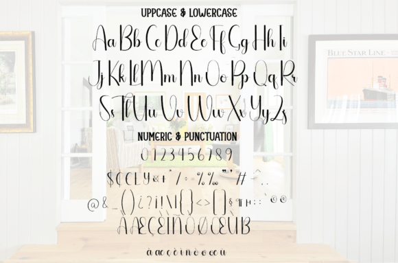 Residence Font font preview - 6