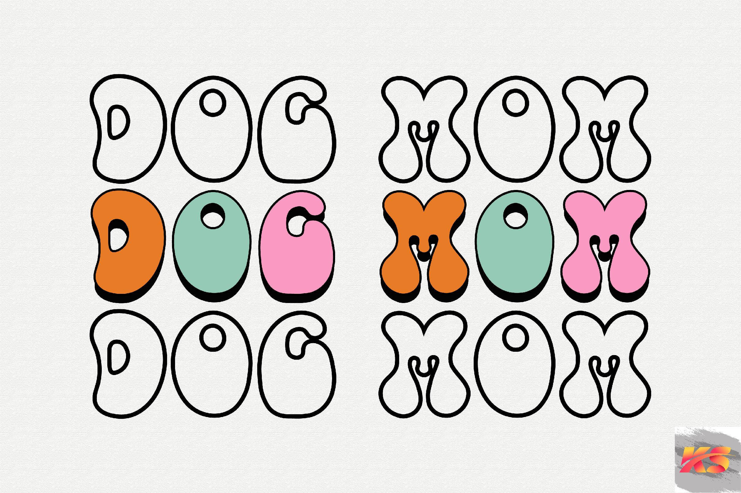 Retro Dog Mom SVG Graphic by king store · Creative Fabrica