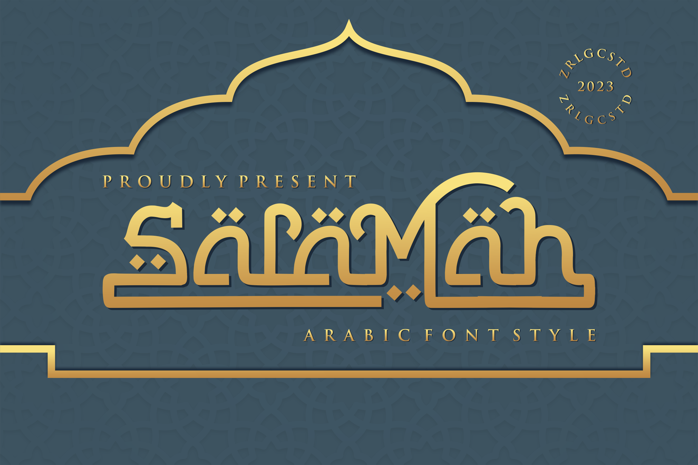 Salamah Font by zerologicstudio · Creative Fabrica font preview