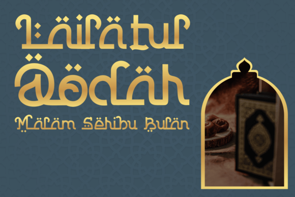Salamah Font PNG with transparent background - Preview 2