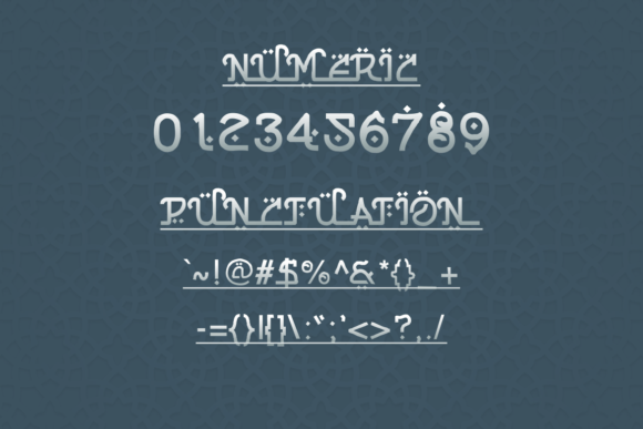 Salamah Font PNG with transparent background - Preview 6