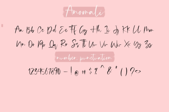 Anomali Font - Preview 3