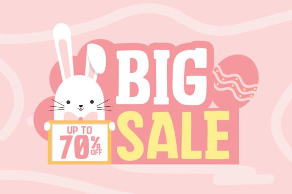 April Easter Font - Preview 2