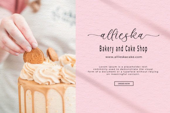 Azelly Vellyne Font PNG with transparent background - Preview 1