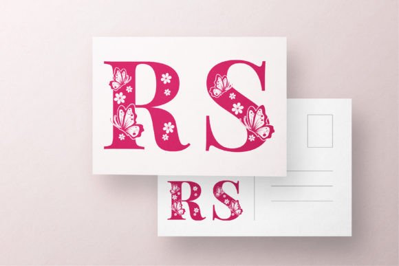 Butterfly Inside Font - Preview 2