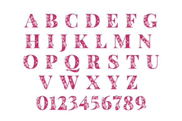 Butterfly Inside Font - Preview 4
