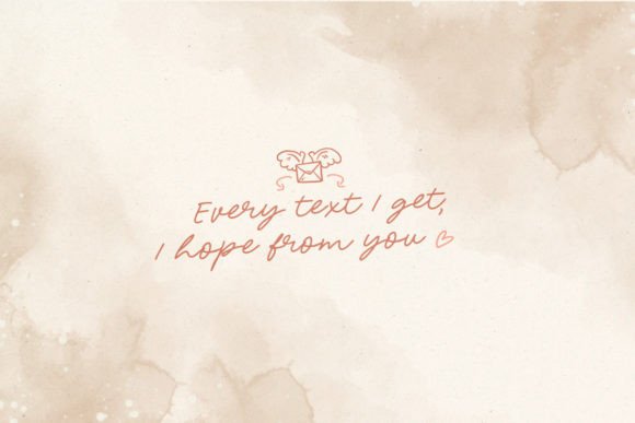 Dear Crush Font - Preview 3
