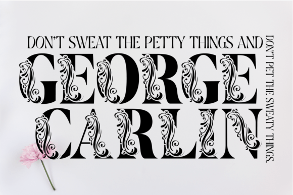 Flower Display Font - Preview 4