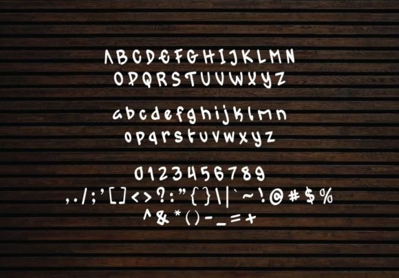 Hanmanwe Font PNG with transparent background - Preview 1