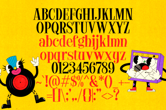 Jazzybam Font PNG with transparent background - Preview 2