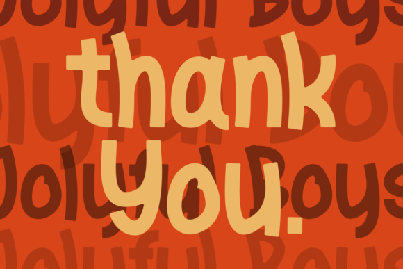 Jolyful Boys Font PNG with transparent background - Preview 3