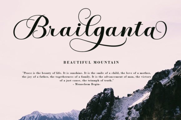 Mongilon Font PNG with transparent background - Preview 1