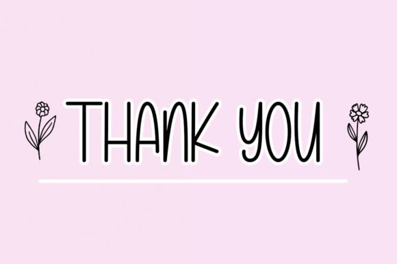 Pink March Font PNG with transparent background - Preview 6