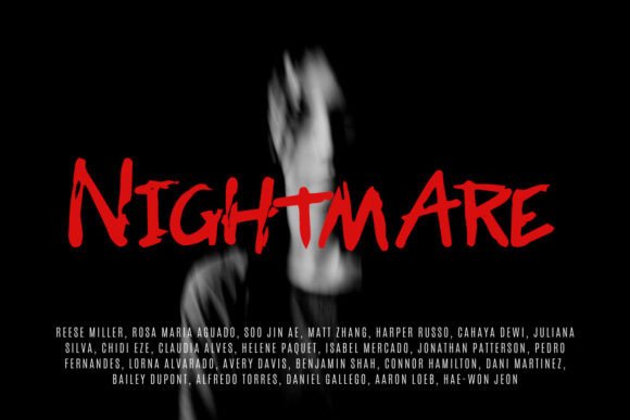 Scarebrook Font PNG with transparent background - Preview 3