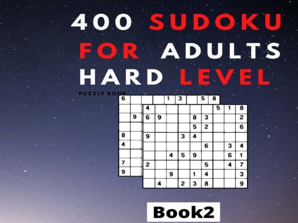 Sudoku Puzzle Hard for Adult, Book 2 Graphic KDP Interiors By Alouma Sriti
