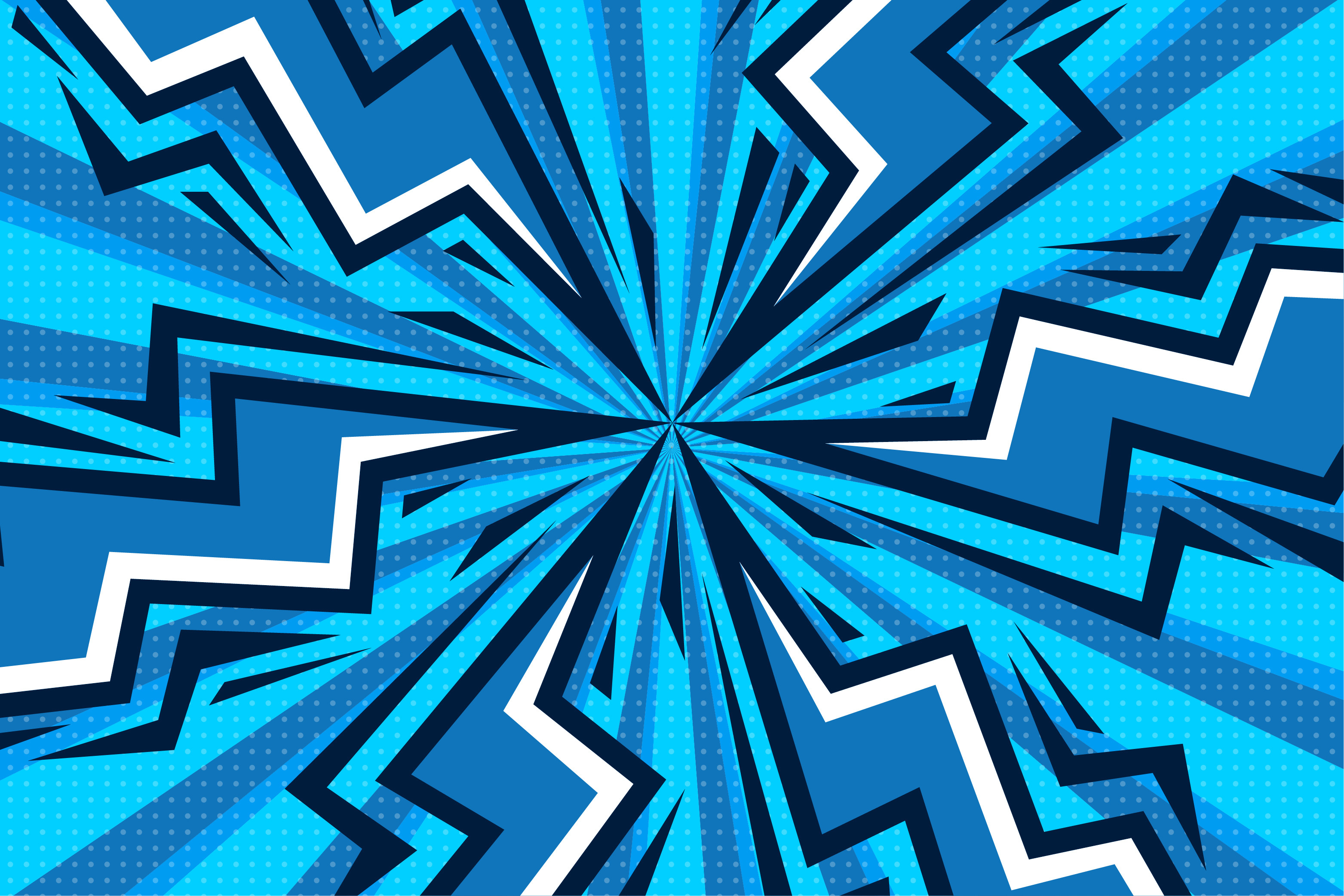 Flash Blue Comic Background