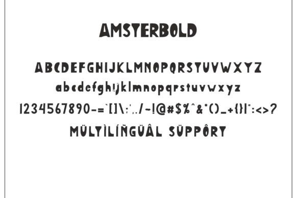Amsterbold Font - Preview 6