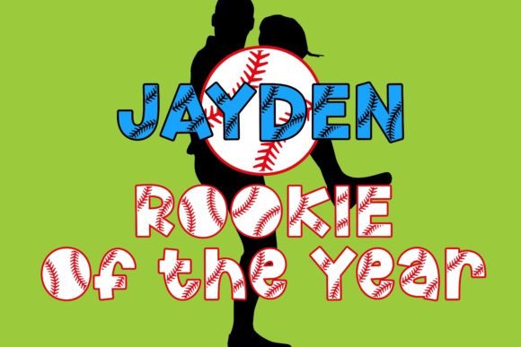 Baseball Rookie Font - Preview 2