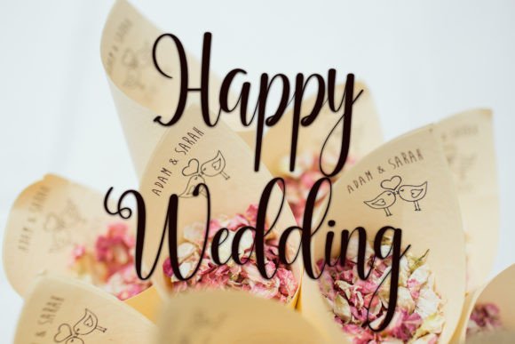 Beautiful Wedding Font - Preview 3