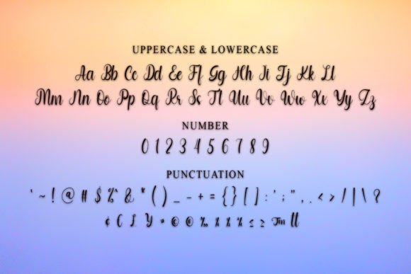Birthday Font - Preview 2