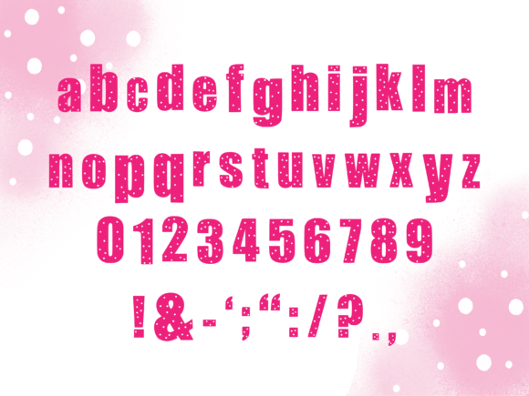 Bubble-dot Font - Preview 2