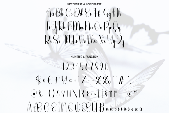 Butterfly Font - Preview 6