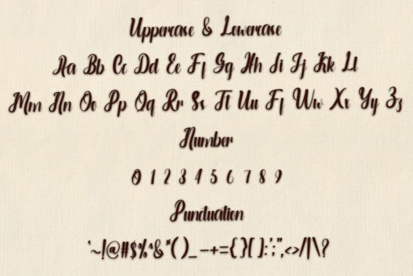 Calligraphy Font - Preview 3