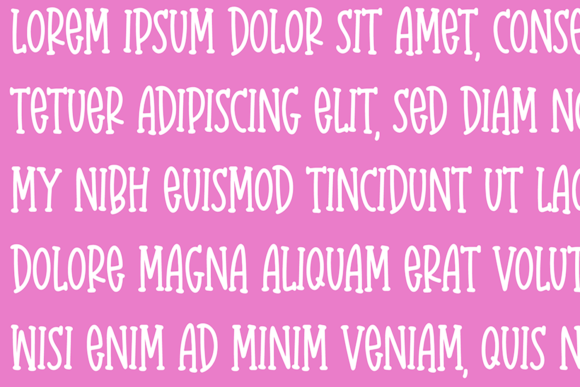 Candy Dreams Font - Preview 2
