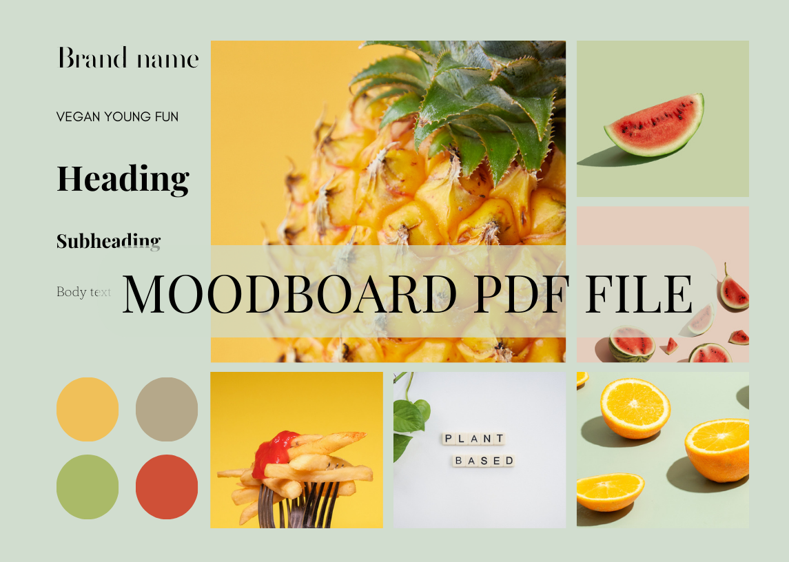 Canva Editable Mood Board