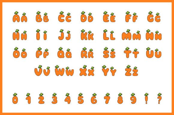 Carrot Font - Preview 2