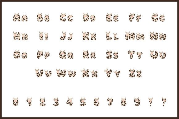 Cow Font - Preview 3