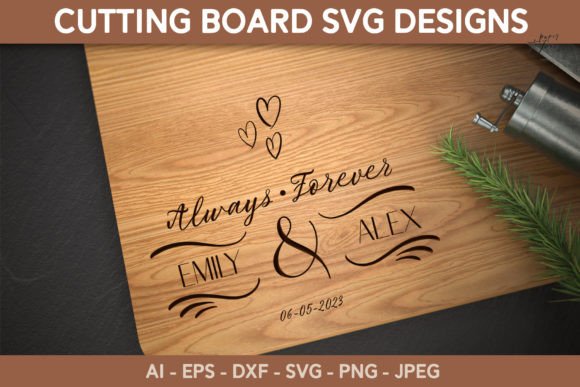 Cutting Board SVG PNG Wedding Kitchen