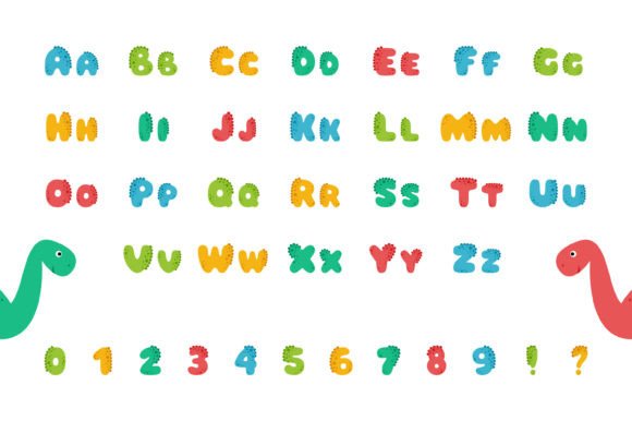 Dinosaur Font - Preview 1