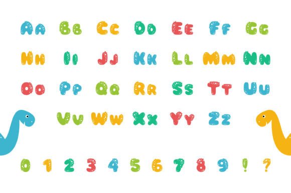 Dinosaur Font - Preview 2