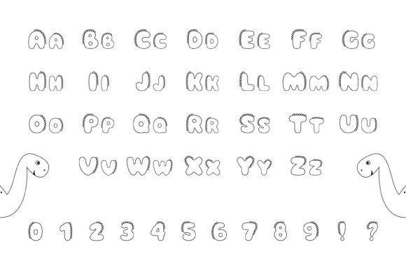 Dinosaur Font - Preview 4