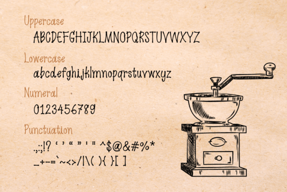 Espresso Font - Preview 1