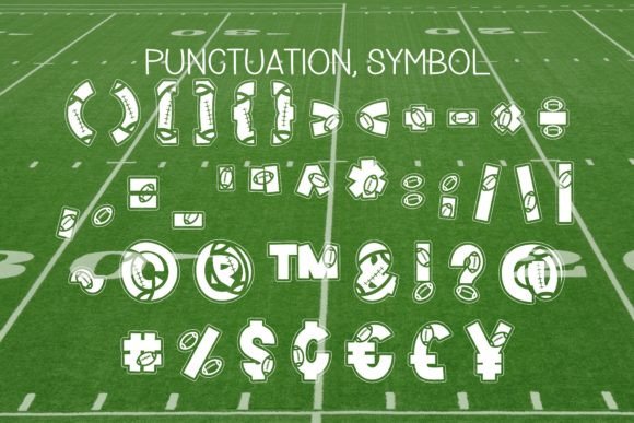 Football Varsity Font - Preview 5